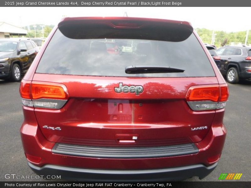 Deep Cherry Red Crystal Pearl / Black/Light Frost Beige 2015 Jeep Grand Cherokee Laredo 4x4