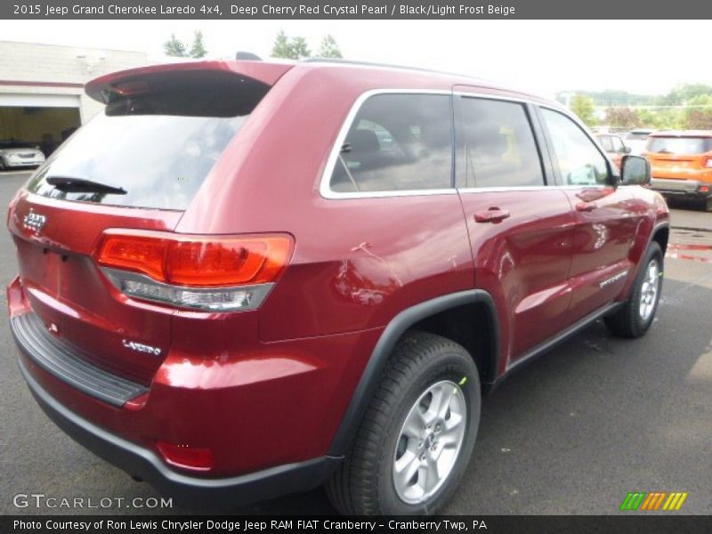 Deep Cherry Red Crystal Pearl / Black/Light Frost Beige 2015 Jeep Grand Cherokee Laredo 4x4