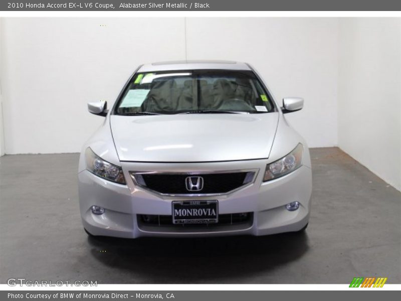 Alabaster Silver Metallic / Black 2010 Honda Accord EX-L V6 Coupe