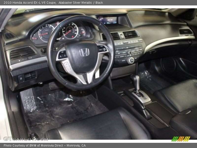 Alabaster Silver Metallic / Black 2010 Honda Accord EX-L V6 Coupe
