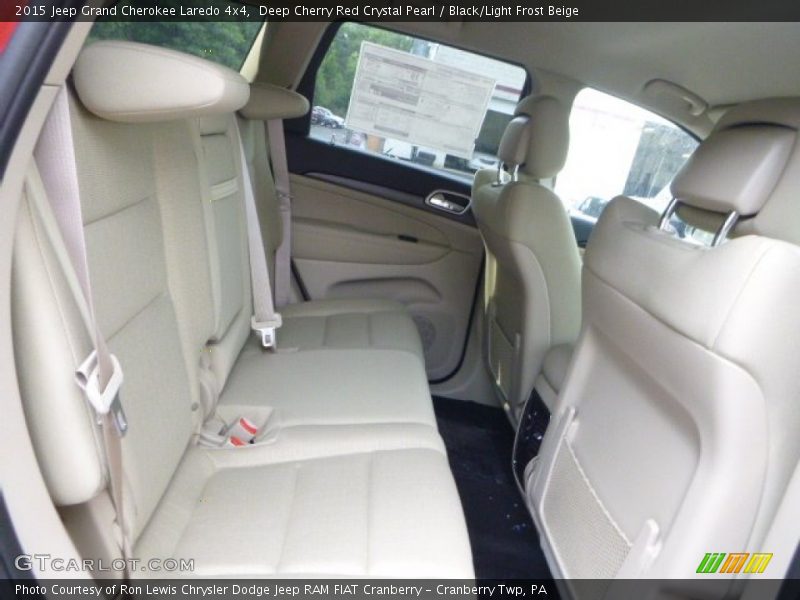 Deep Cherry Red Crystal Pearl / Black/Light Frost Beige 2015 Jeep Grand Cherokee Laredo 4x4