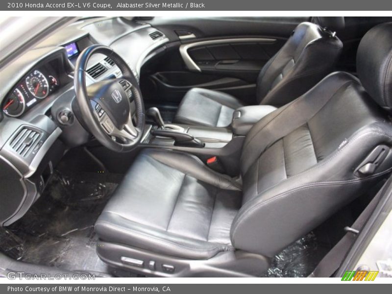 Alabaster Silver Metallic / Black 2010 Honda Accord EX-L V6 Coupe