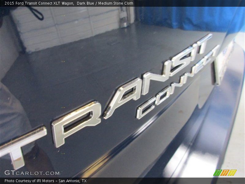 Dark Blue / Medium Stone Cloth 2015 Ford Transit Connect XLT Wagon