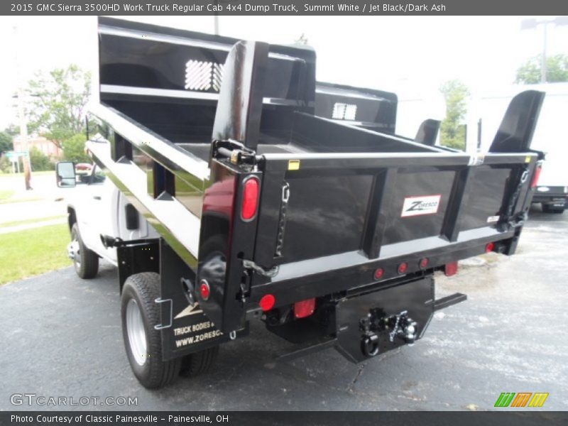 Summit White / Jet Black/Dark Ash 2015 GMC Sierra 3500HD Work Truck Regular Cab 4x4 Dump Truck