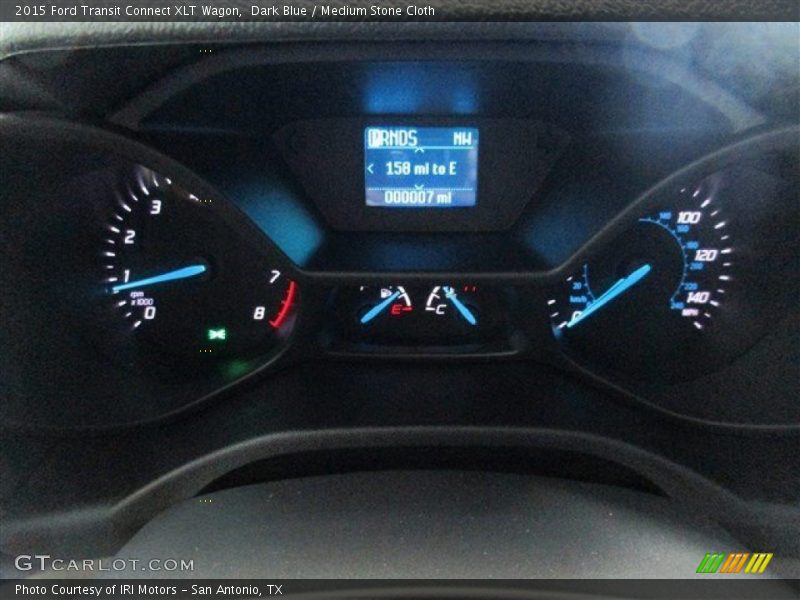 Dark Blue / Medium Stone Cloth 2015 Ford Transit Connect XLT Wagon