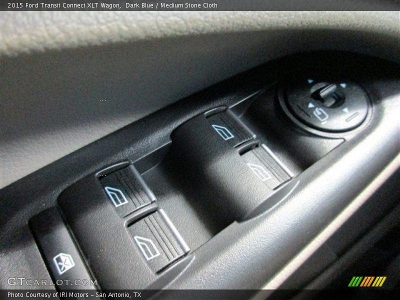 Dark Blue / Medium Stone Cloth 2015 Ford Transit Connect XLT Wagon