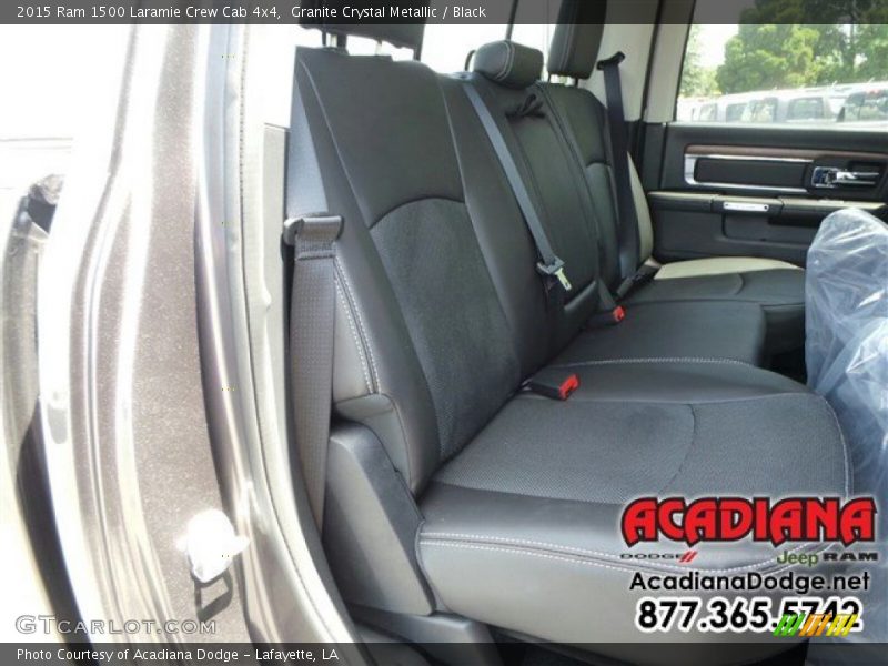 Granite Crystal Metallic / Black 2015 Ram 1500 Laramie Crew Cab 4x4