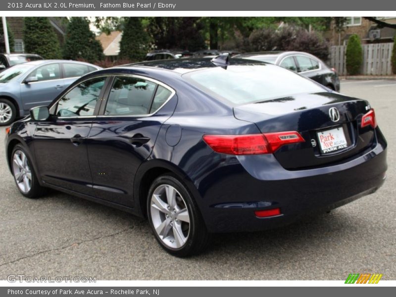 Fathom Blue Pearl / Ebony 2013 Acura ILX 2.0L Premium