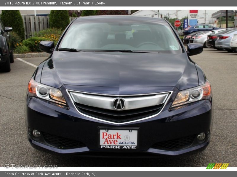 Fathom Blue Pearl / Ebony 2013 Acura ILX 2.0L Premium