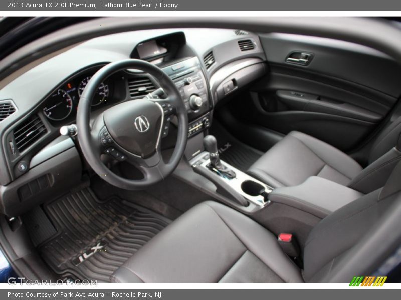 Fathom Blue Pearl / Ebony 2013 Acura ILX 2.0L Premium
