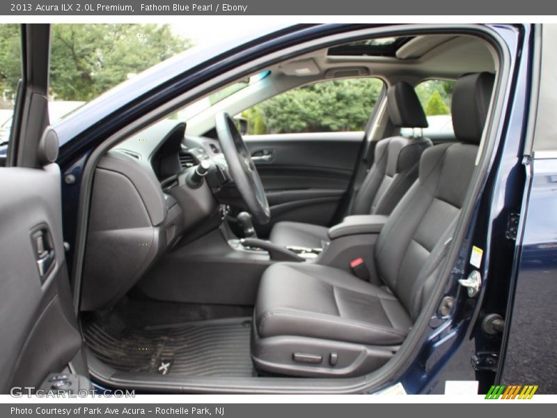 Fathom Blue Pearl / Ebony 2013 Acura ILX 2.0L Premium
