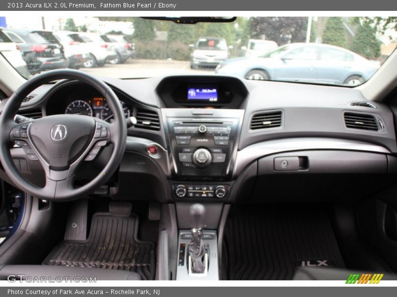 Fathom Blue Pearl / Ebony 2013 Acura ILX 2.0L Premium