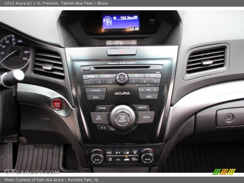 Fathom Blue Pearl / Ebony 2013 Acura ILX 2.0L Premium