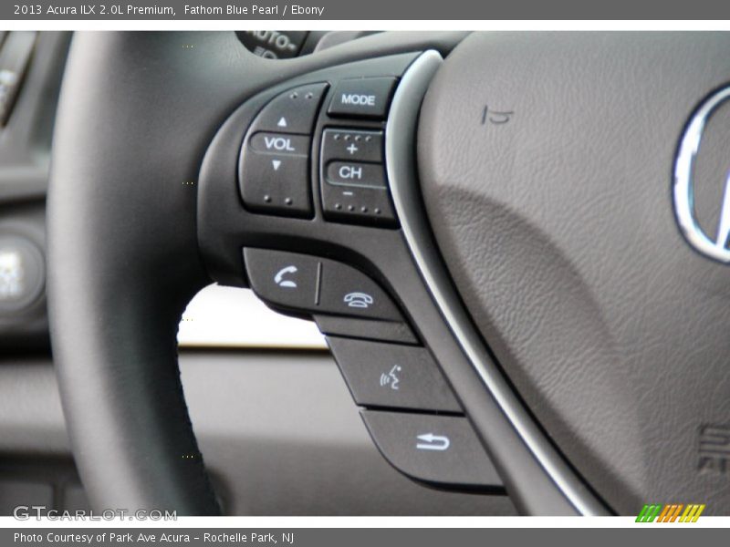 Fathom Blue Pearl / Ebony 2013 Acura ILX 2.0L Premium
