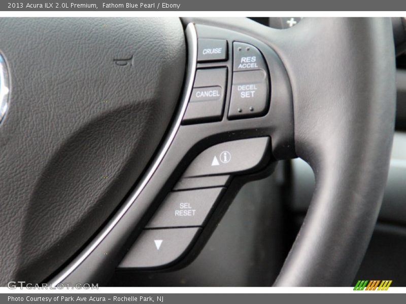 Fathom Blue Pearl / Ebony 2013 Acura ILX 2.0L Premium