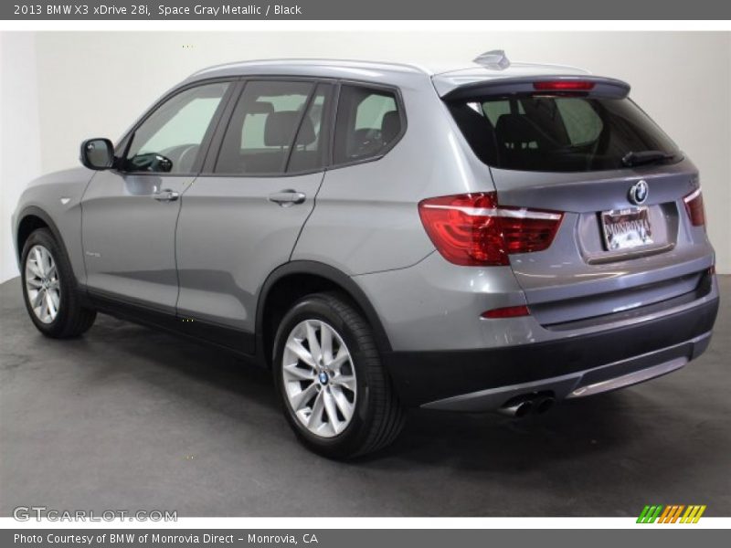 Space Gray Metallic / Black 2013 BMW X3 xDrive 28i