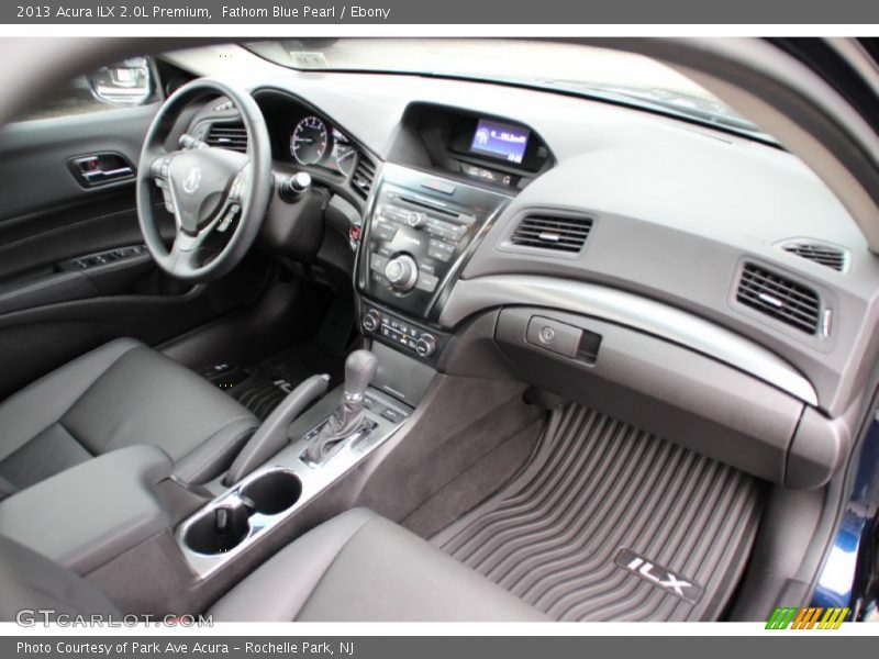 Fathom Blue Pearl / Ebony 2013 Acura ILX 2.0L Premium