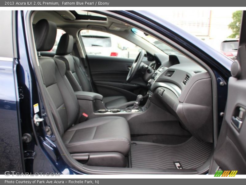 Fathom Blue Pearl / Ebony 2013 Acura ILX 2.0L Premium
