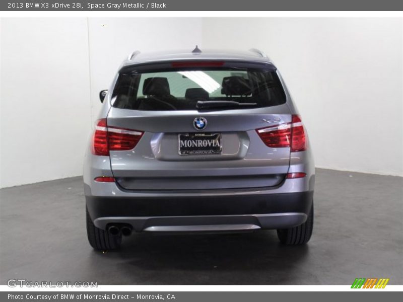 Space Gray Metallic / Black 2013 BMW X3 xDrive 28i