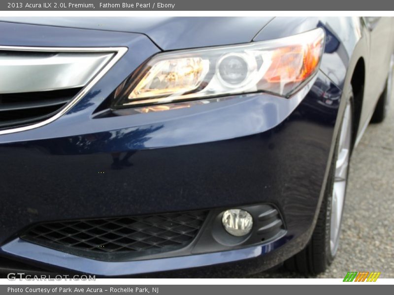 Fathom Blue Pearl / Ebony 2013 Acura ILX 2.0L Premium