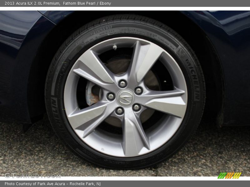 Fathom Blue Pearl / Ebony 2013 Acura ILX 2.0L Premium