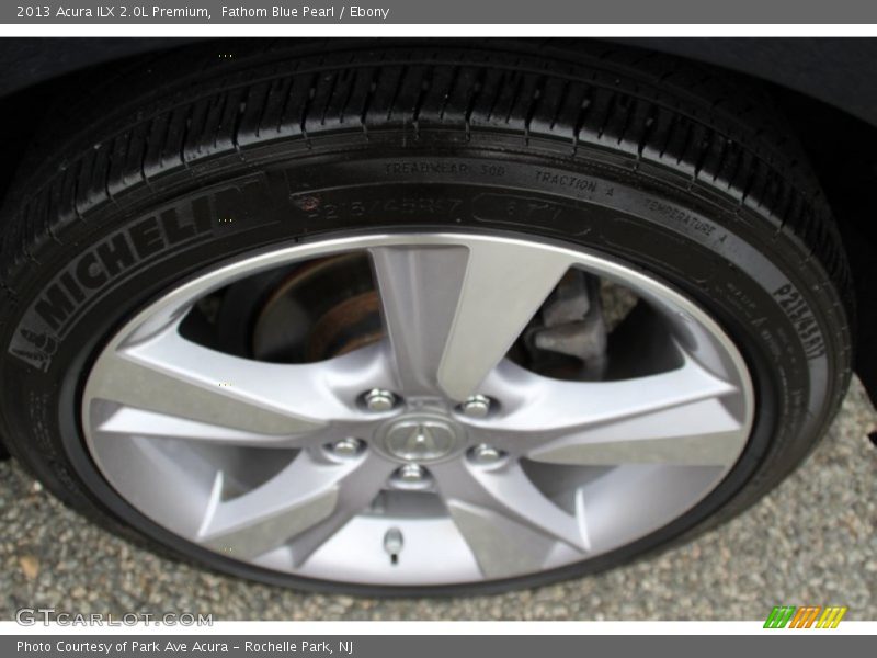 Fathom Blue Pearl / Ebony 2013 Acura ILX 2.0L Premium