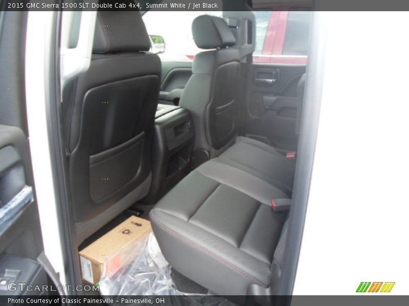 Summit White / Jet Black 2015 GMC Sierra 1500 SLT Double Cab 4x4
