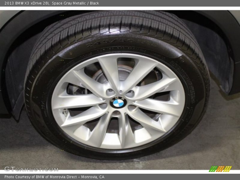 Space Gray Metallic / Black 2013 BMW X3 xDrive 28i