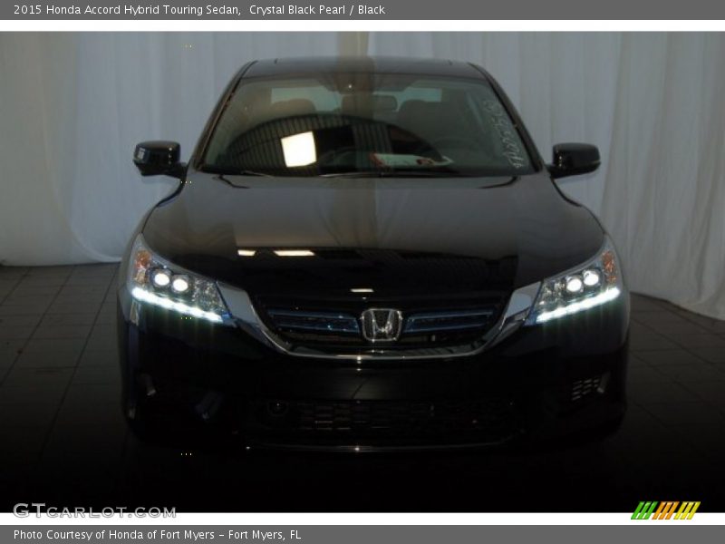 Crystal Black Pearl / Black 2015 Honda Accord Hybrid Touring Sedan