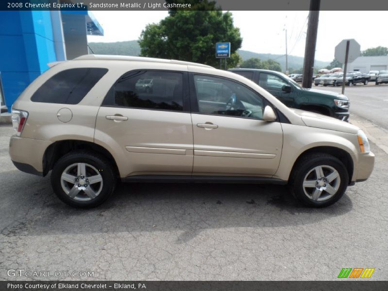 Sandstone Metallic / Light Cashmere 2008 Chevrolet Equinox LT