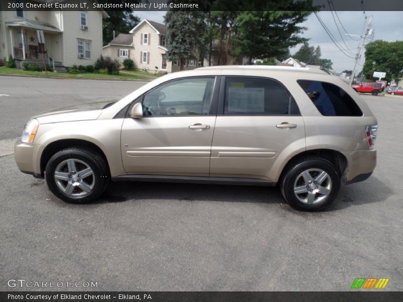 Sandstone Metallic / Light Cashmere 2008 Chevrolet Equinox LT