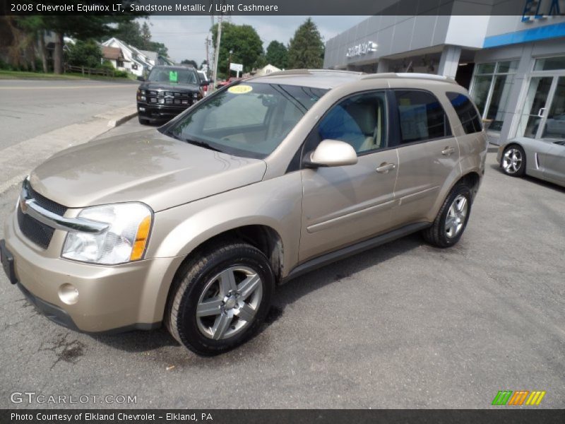 Sandstone Metallic / Light Cashmere 2008 Chevrolet Equinox LT