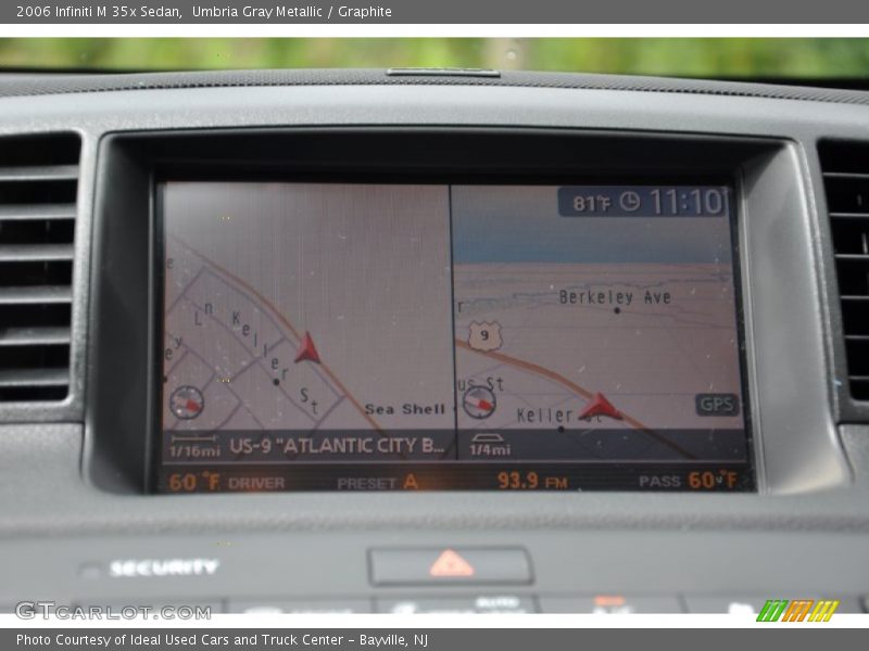 Navigation of 2006 M 35x Sedan