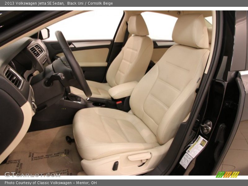 Black Uni / Cornsilk Beige 2013 Volkswagen Jetta SE Sedan