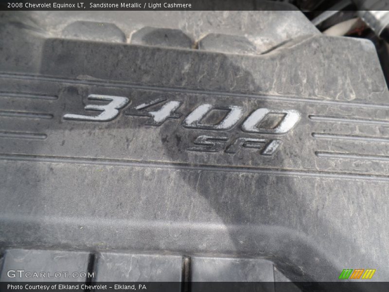 Sandstone Metallic / Light Cashmere 2008 Chevrolet Equinox LT