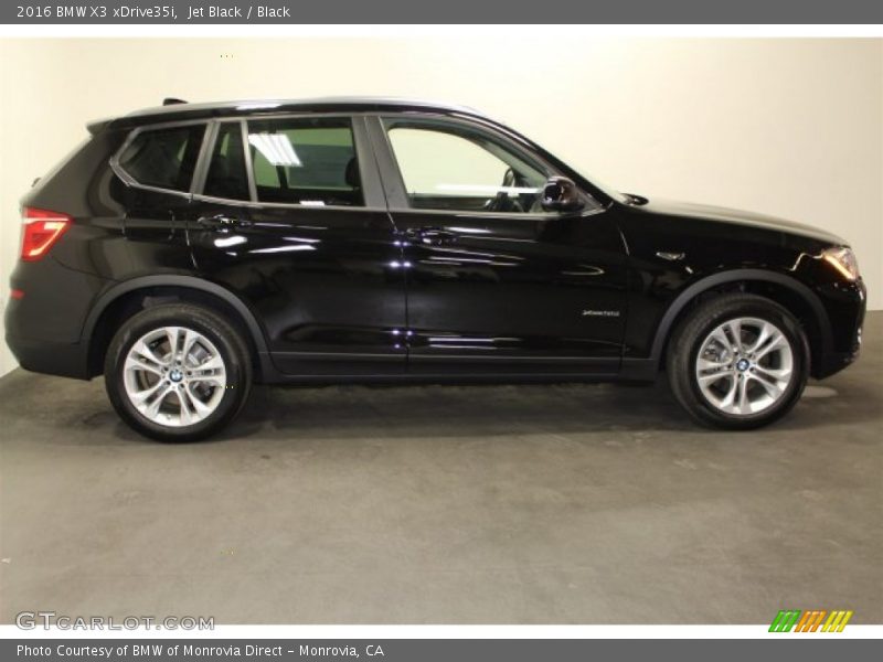 Jet Black / Black 2016 BMW X3 xDrive35i