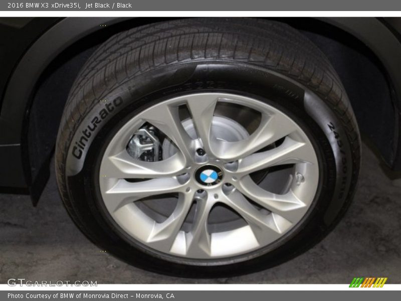 Jet Black / Black 2016 BMW X3 xDrive35i