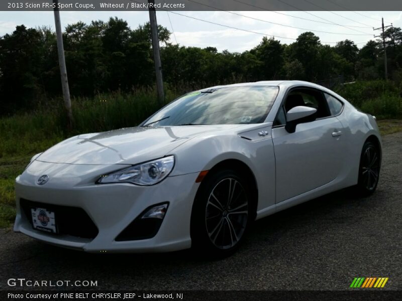 Whiteout / Black/Red Accents 2013 Scion FR-S Sport Coupe