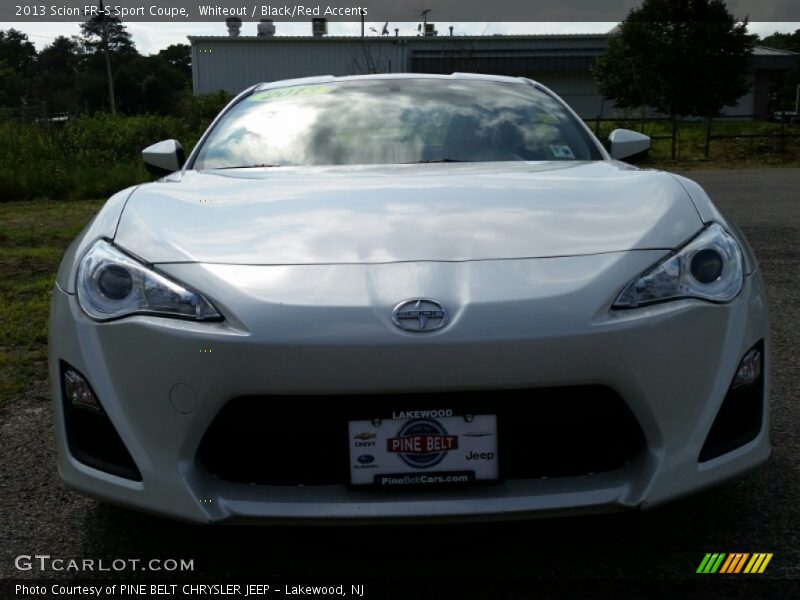 Whiteout / Black/Red Accents 2013 Scion FR-S Sport Coupe