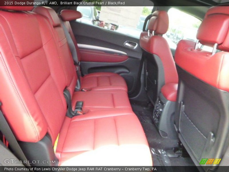 Rear Seat of 2015 Durango R/T AWD