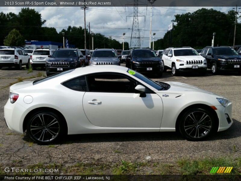 Whiteout / Black/Red Accents 2013 Scion FR-S Sport Coupe