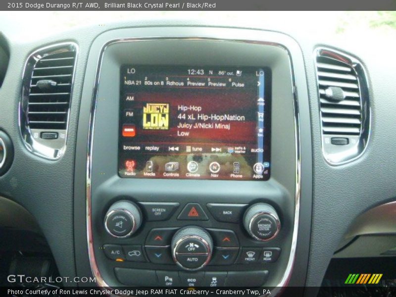 Controls of 2015 Durango R/T AWD