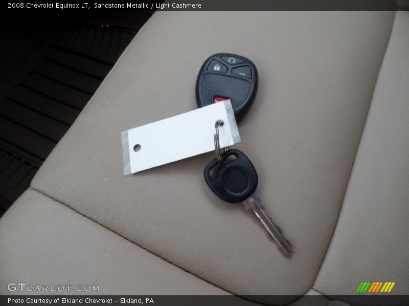 Sandstone Metallic / Light Cashmere 2008 Chevrolet Equinox LT