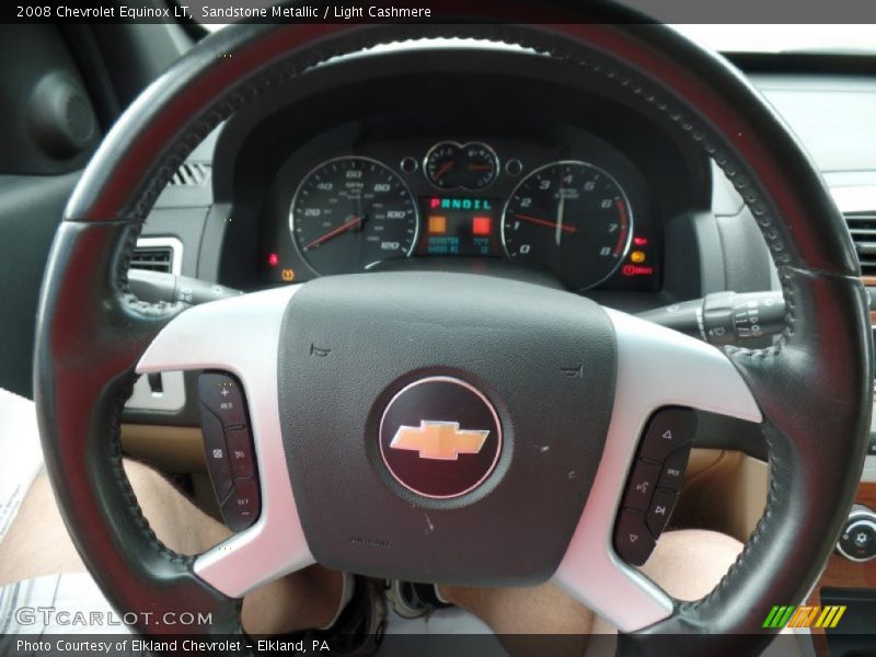 Sandstone Metallic / Light Cashmere 2008 Chevrolet Equinox LT