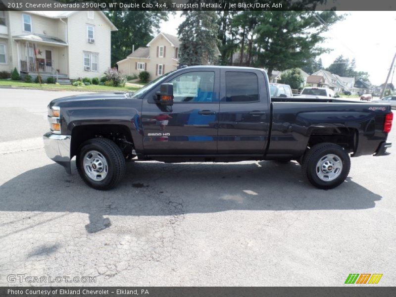 Tungsten Metallic / Jet Black/Dark Ash 2015 Chevrolet Silverado 2500HD WT Double Cab 4x4