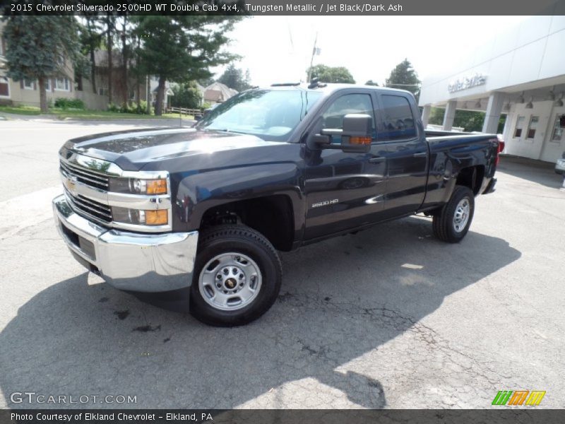 Tungsten Metallic / Jet Black/Dark Ash 2015 Chevrolet Silverado 2500HD WT Double Cab 4x4