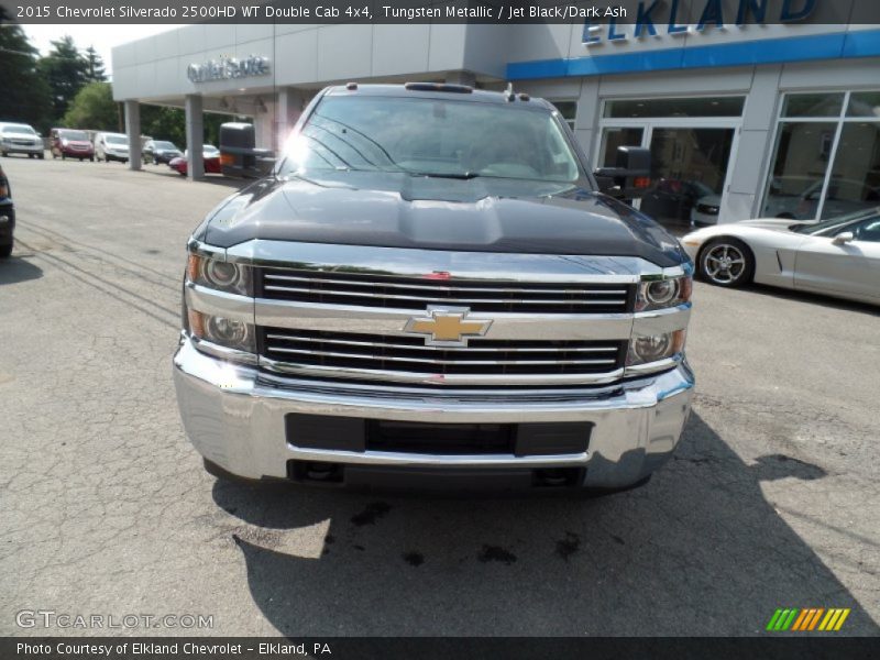 Tungsten Metallic / Jet Black/Dark Ash 2015 Chevrolet Silverado 2500HD WT Double Cab 4x4