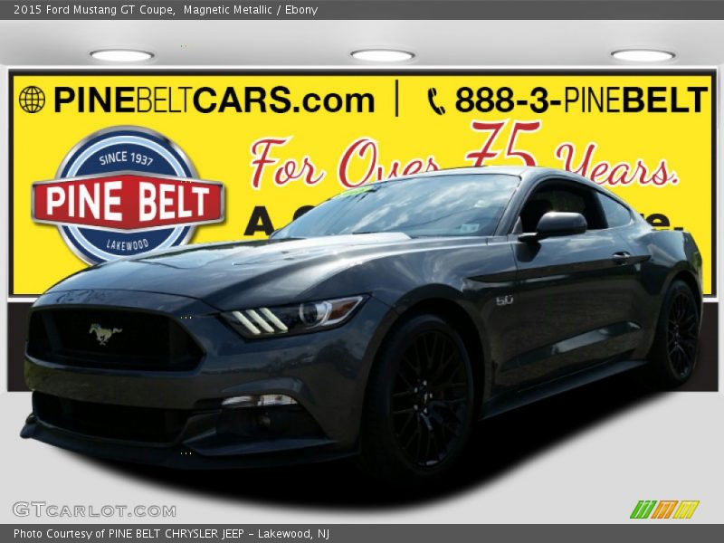 Magnetic Metallic / Ebony 2015 Ford Mustang GT Coupe