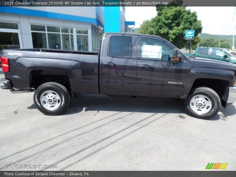 Tungsten Metallic / Jet Black/Dark Ash 2015 Chevrolet Silverado 2500HD WT Double Cab 4x4