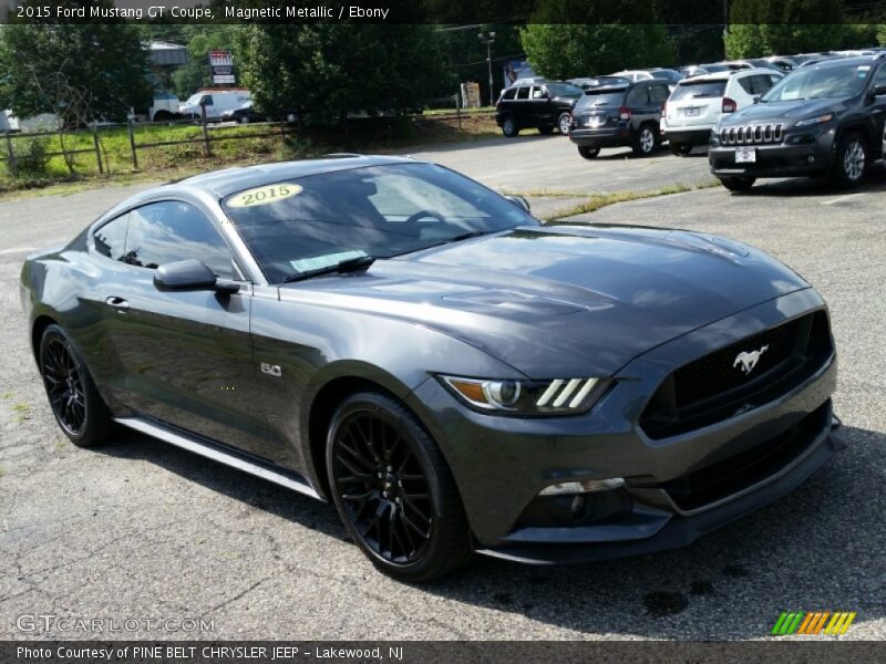 Magnetic Metallic / Ebony 2015 Ford Mustang GT Coupe